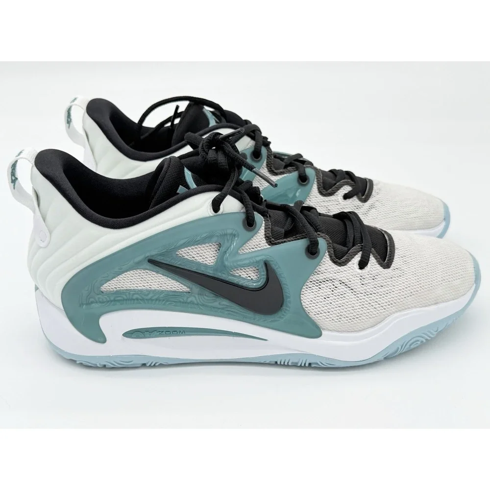 Men's Size 10.5- Nike KD 15 Mariners Teal Basketball Shoes FJ1216-100 No Box Lid